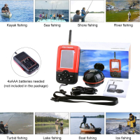➤ ПРОМО - Безжичен FishFinder сонар XJ-01 за риболов с цветен TFT LCD дисплей - 100м, снимка 8 - Екипировка - 44747250