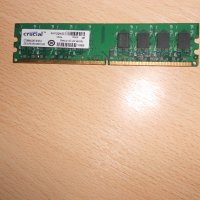 265.Ram DDR2 667 MHz PC2-5300,2GB,crucial.НОВ, снимка 1 - RAM памет - 40780166