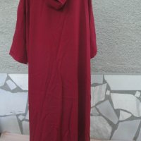 7XL Нова дълга рокля Shein  с качулка , снимка 9 - Рокли - 41957348