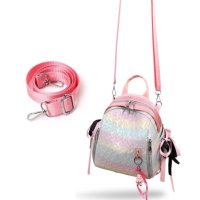Чанта раница Pink Mermaid, снимка 5 - Раници - 40308349
