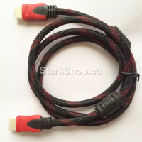 Плетен HDMI Кабел 3 метра, снимка 3 - Друга електроника - 36285655