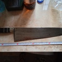 Огромен старинен кован немски нож , снимка 1 - Антикварни и старинни предмети - 41638483
