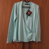 ДАМСКА БЛУЗА С ДЪЛЪГ РЪКАВ, снимка 1 - Блузи с дълъг ръкав и пуловери - 41947477