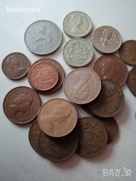 Английски монети 1970-1990г, снимка 1