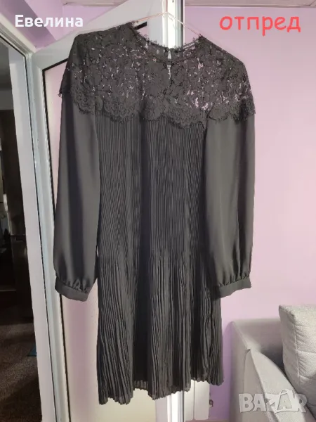 Черна рокля солей и дантела топ попадение за празник Karol Basic, снимка 1