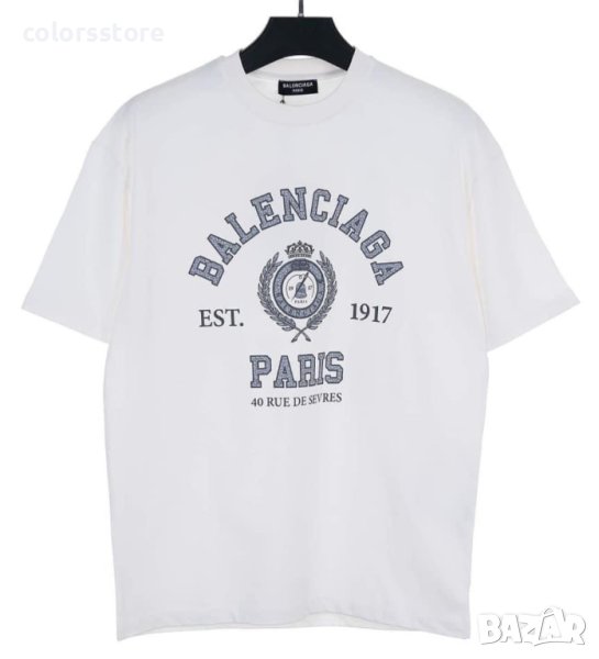 Мъжка бяла тениска Balenciaga  код Br21-S, снимка 1