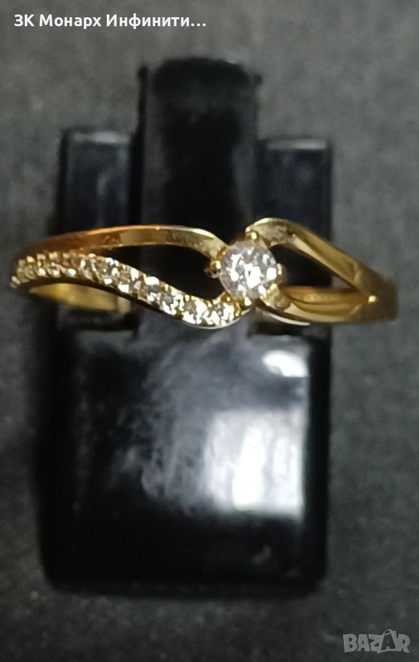 златен пръстен /585/, снимка 1