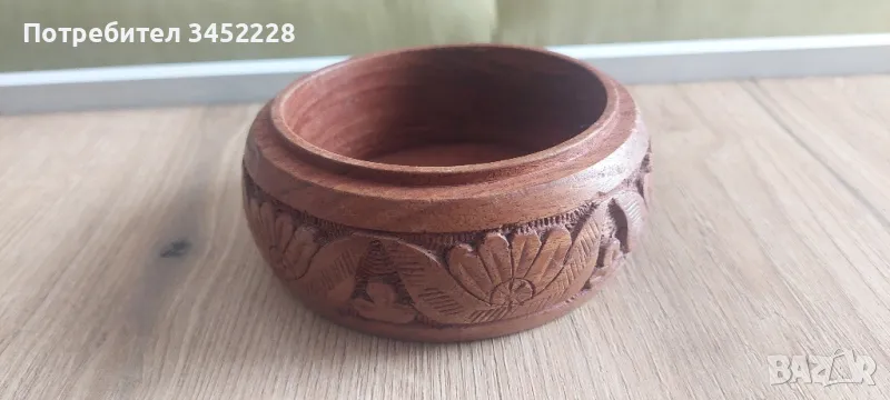 дърворезба купичка , снимка 1