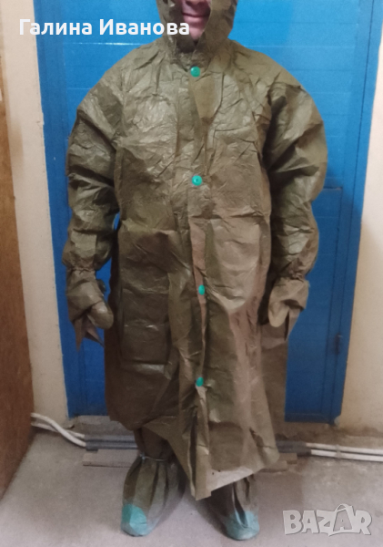 Дъждобран химически с чорапи и ръкавици , снимка 1