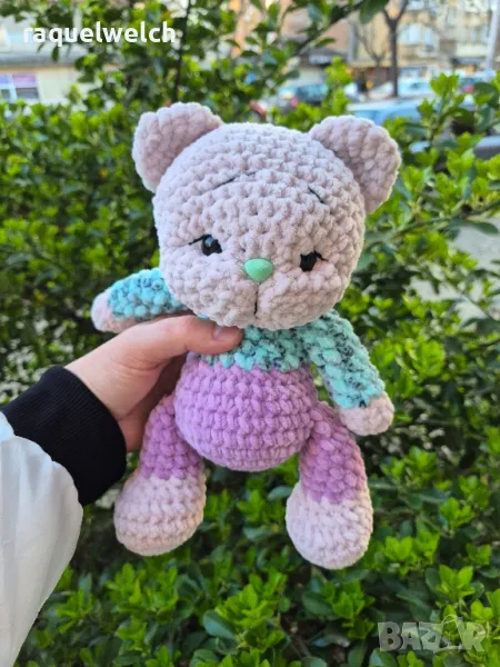 Ръчно Изплетено Мече "Амигуруми", снимка 1