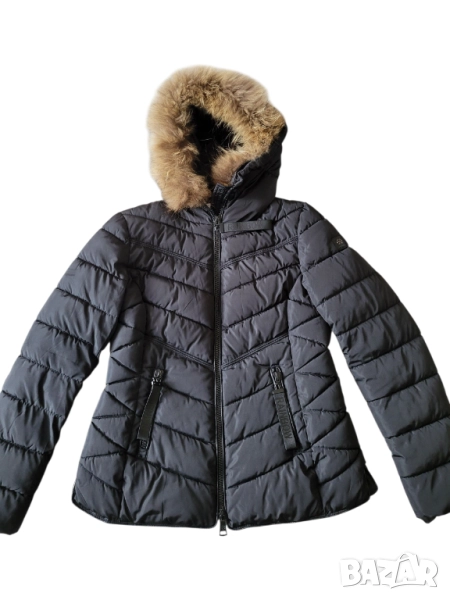 Дамско яке с естествен пух, снимка 1