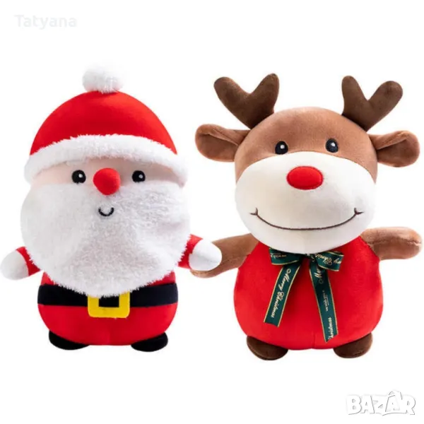 Коледна плюшена играчка, снимка 1