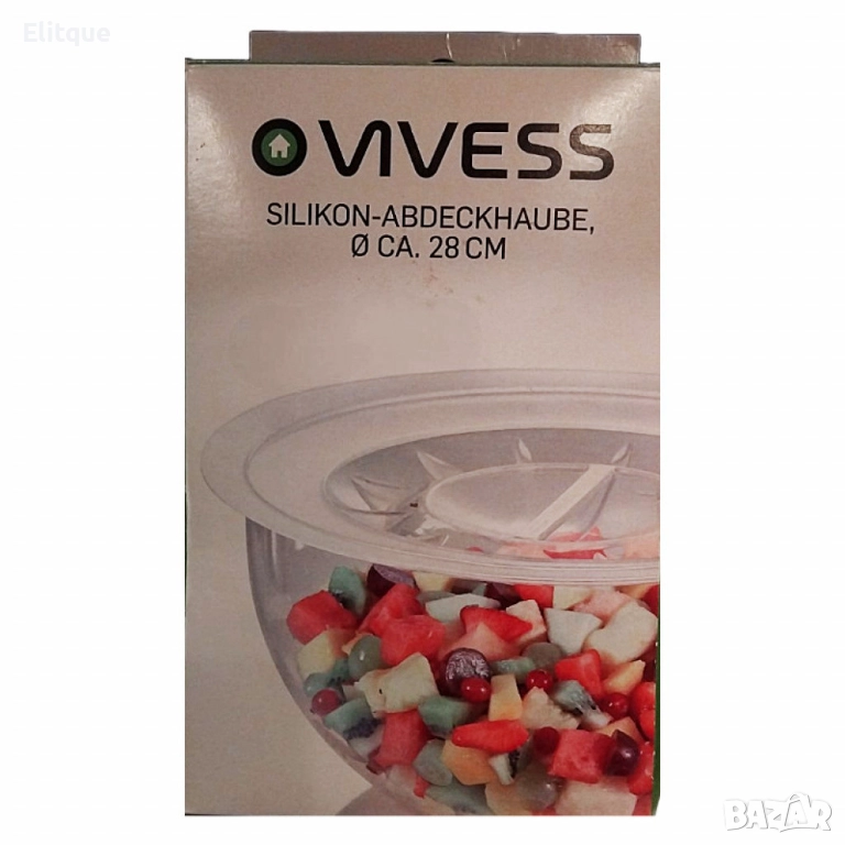 Силиконов капак 28 см – гъвкаво и херметично решение за съхранение на храна, снимка 1