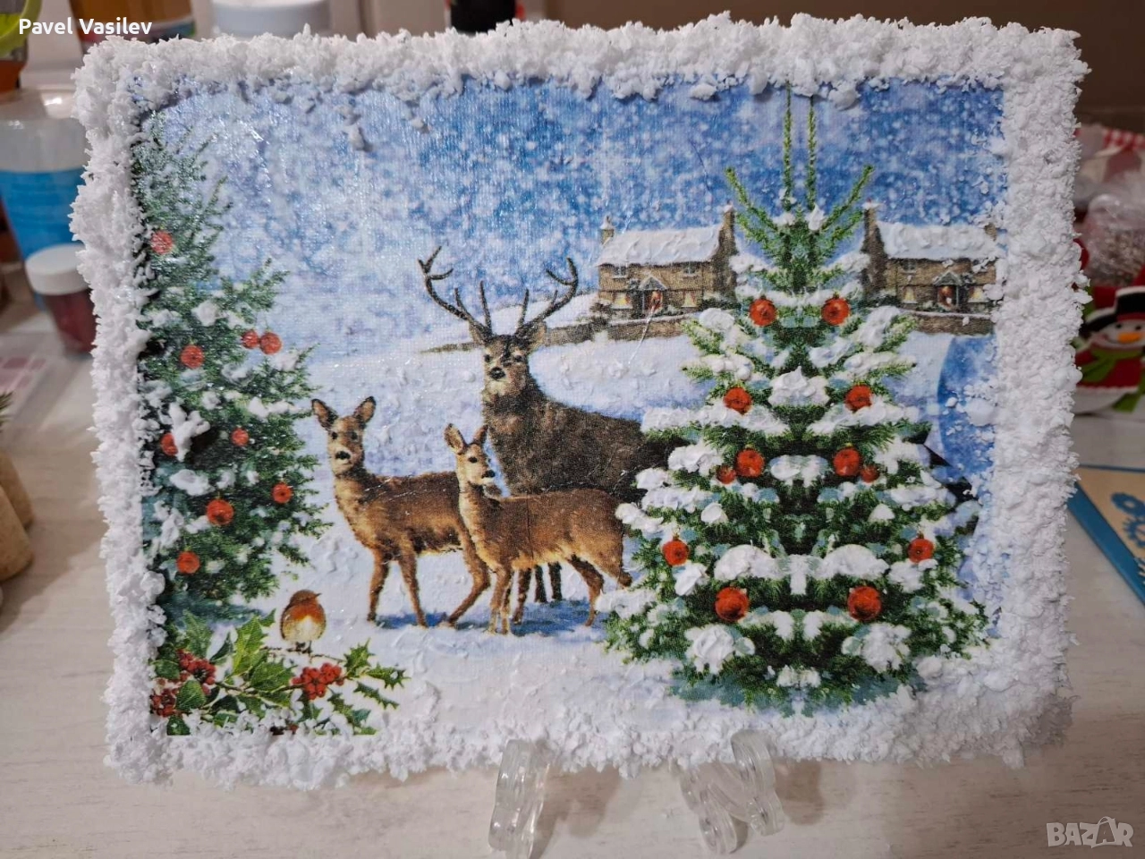 Коледни картини - Ръчно направени, снимка 1