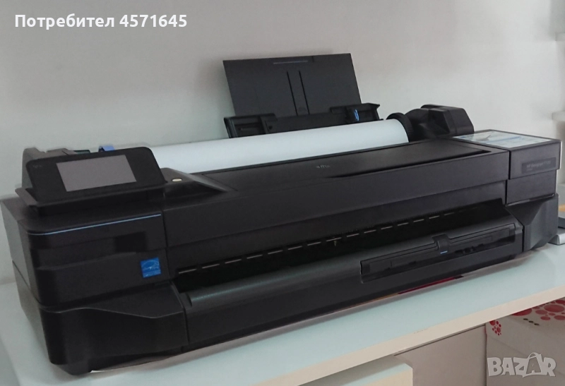 Плотер HP Designjet T120 610 mm (24") с оригинална опаковка, снимка 1