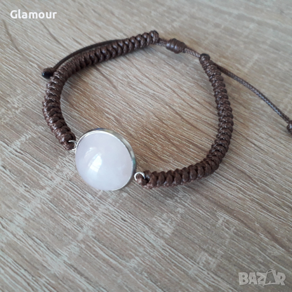 Гривна с розов кварц, снимка 1