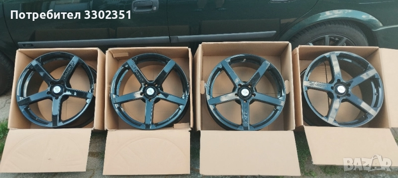 Алуминиеви джанти TEAM DYNAMICS JADE R2 8.5x18 ET35 5x110 NB73.1 Racing Black , снимка 1