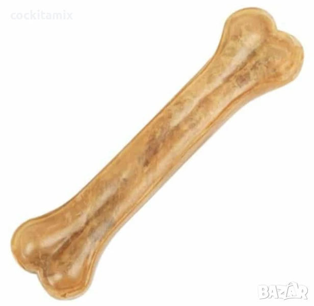 Лакомство кожен кокал за дъвчене за всички породи кучета - 16см 10бр, снимка 1