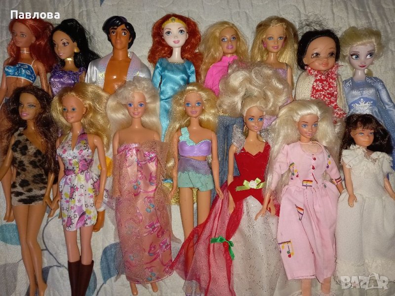 Голяма колекция кукли барби Disney и Mattel, снимка 1