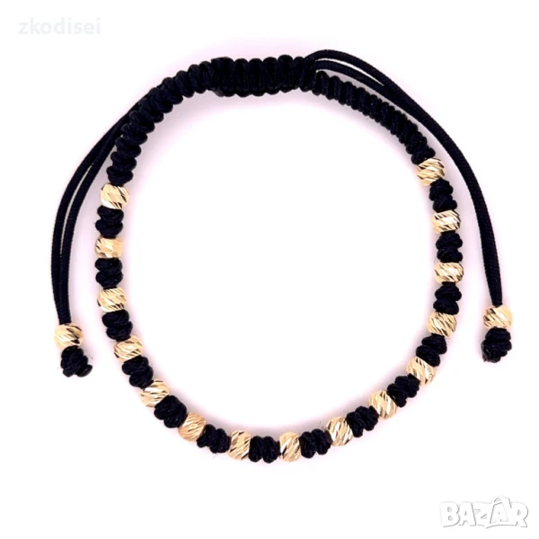 Златна регулируема гривна 2,11гр. 14кр. проба:585 модел:33341-1, снимка 1