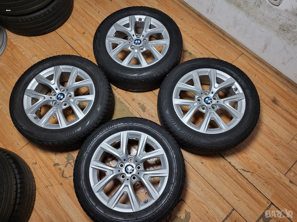Bmw 17" 5x120 X1 X2 оригинални лети джанти Бмв 205/60/17, снимка 1