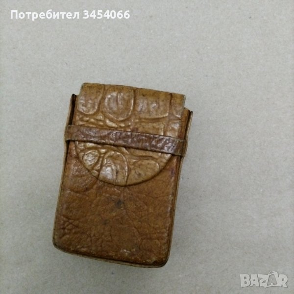Кожена кутия за цигари. , снимка 1