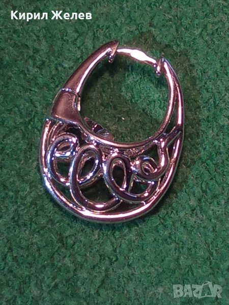 ПРЕКРАСНА АЖУРНА АРТ СРЕБЪРНА ОБЕЦА РОДИРАНО СРЕБРО 925 МНОГО КРАСИВА БУТИКОВА 27322, снимка 1