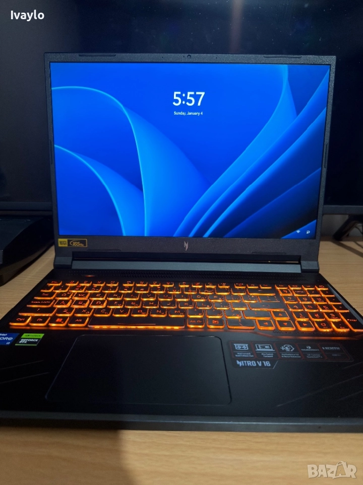 Acer Nitro V16 i7-14650HX | RTX 4060 8GB | 32GB RAM | Гаранция, снимка 1
