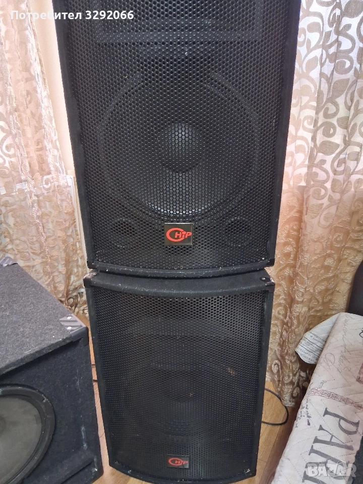 15 инча тонколони +18 инча бас каса, снимка 1