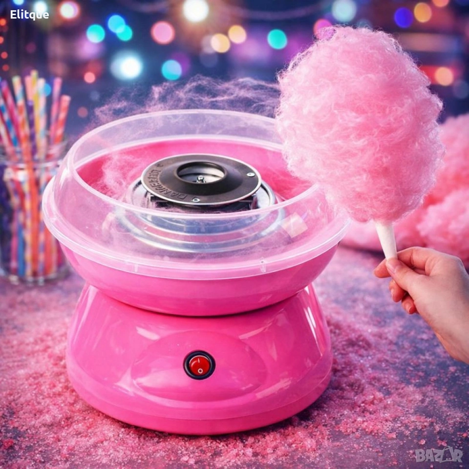 Машина за захарен памук за дома – Компактна, бърза и безопасна, снимка 1