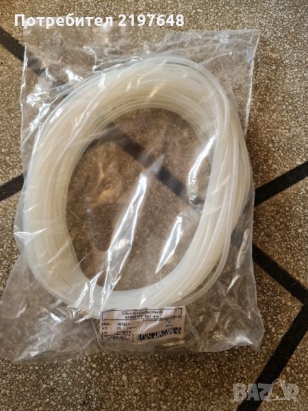 Силиконов шлаух 4х7 мм, снимка 1