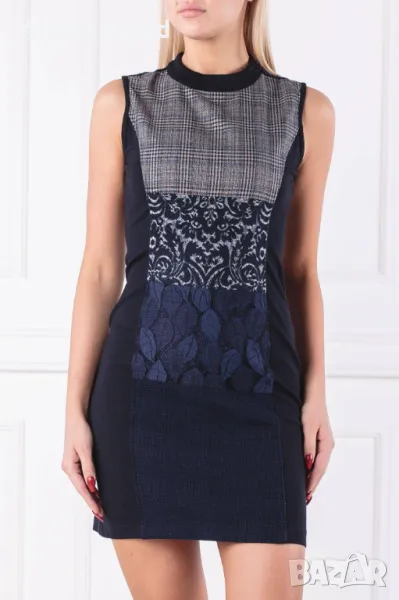 Desigual Дамска памучна къса еластична рокля, снимка 1