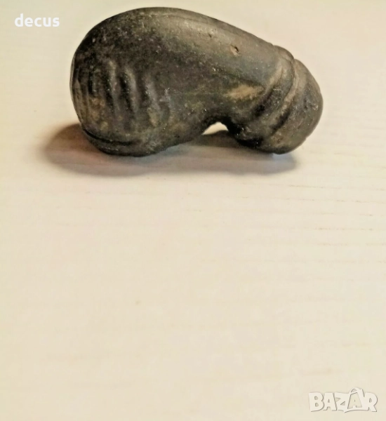 Керамична лула за пушене–Стара Османска империя,XVIII–XIX в., снимка 1