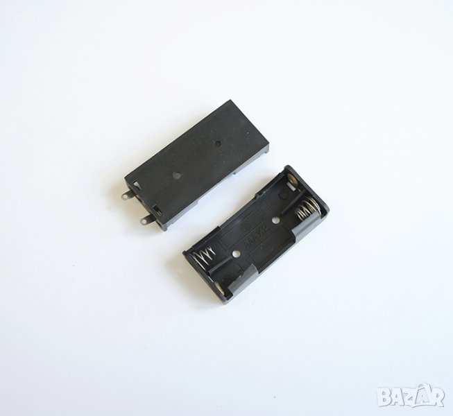 Държач/гнездо за батерии 2xAAA (LR3) (R03), снимка 1