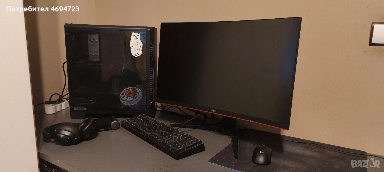 Гейминг компютър + пълен сет периферия – готов за игра , снимка 1