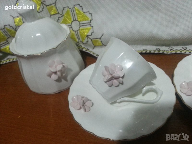 български костен порцелан Бононя чаши за кафе Нона, снимка 1