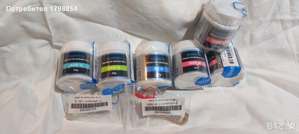 Грес Shimano за риболовни макари оригинална японска грес, снимка 1
