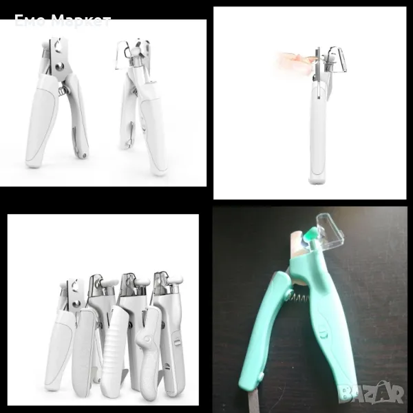 Нокторезачка с въртяща се пила за домашни любимци с LED светлини, снимка 1