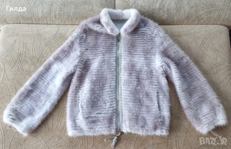 яке с естествен косъм норка M L налична, снимка 1