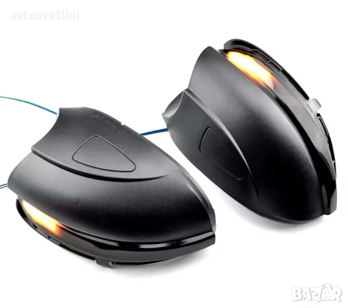 LED Динамични Бягащи Мигачи за Огледала – VW Golf 6 MK6 / GTI / R20, снимка 1