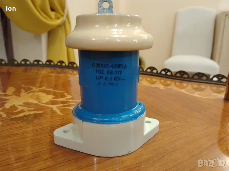 2000pF/8,5kVac-12kVdc Кондензатори за индукционно нагряване, снимка 1