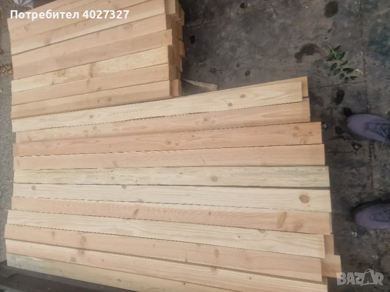 обработен дървен материал(бял бор и ела дугласка), снимка 1