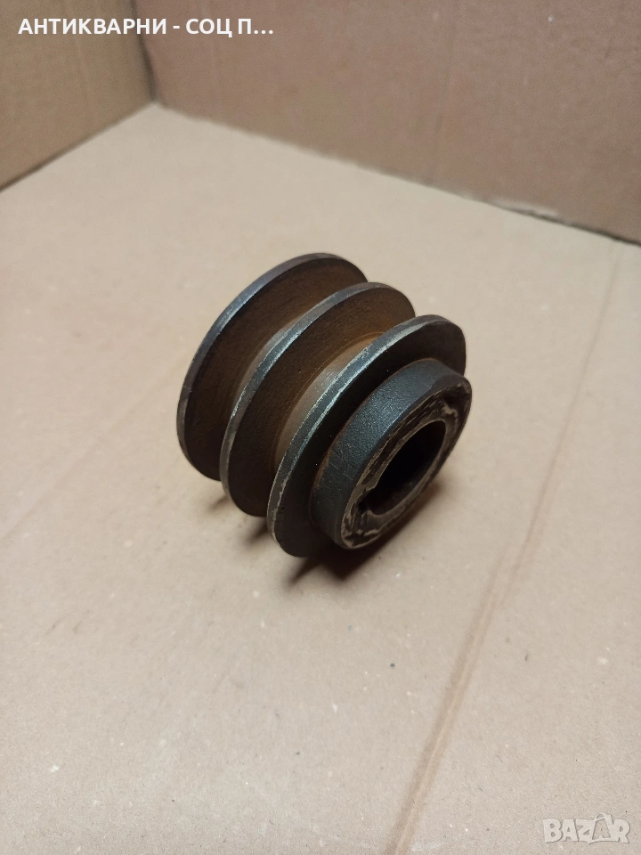 Соц Стара Двуканална Шайба За Машини Техника Тегло 1.300кг. Номер 115., снимка 1