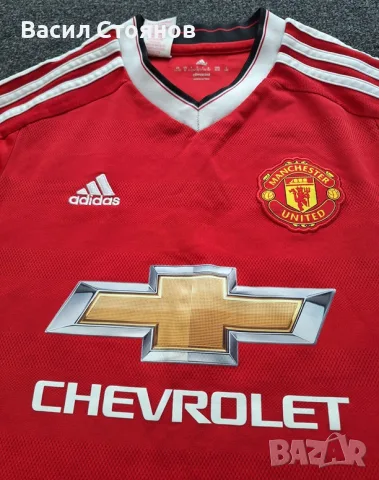 Manchester UTD/ Манчестър Юнайтед adidas Home 2015-16г. - за ръст 152см., снимка 2 - Фен артикули - 54341738