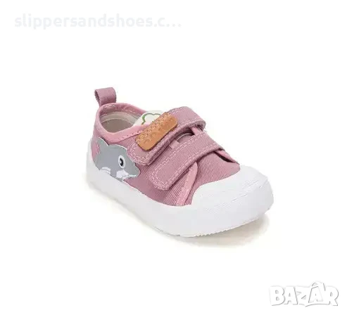 Детски гуменки D.D.step розово с делфин 20/25