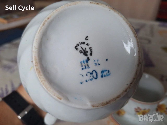 ✅БЪЛГАРСКИ ПОРЦЕЛАНОВ СЕРВИЗ ЗА КАФЕ❗, снимка 4 - Сервизи - 53042607