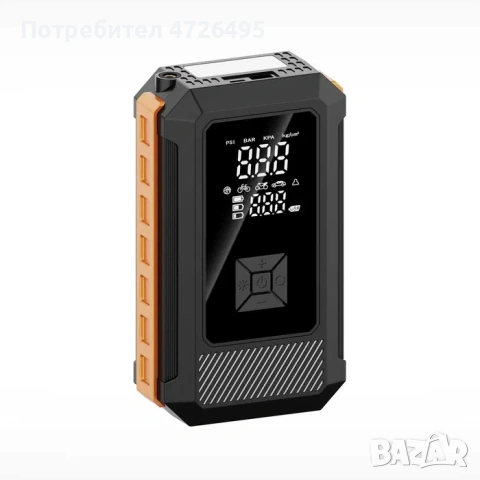 Power Bank Преносима Батерия 4в1 8000mAh 800A Стартер За Автомобил, снимка 3 - Външни батерии - 53326460