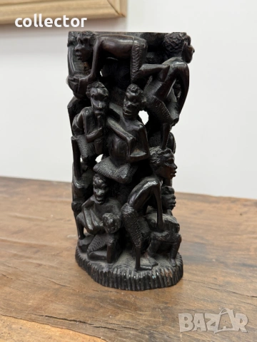 Африканска дърворезба - Дървото на живота. №7817, снимка 6 - Антикварни и старинни предмети - 53043272