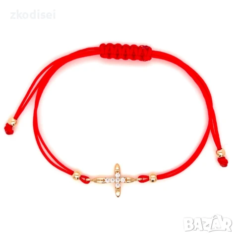 Златна регулируема гривна 1,15гр. 14кр. проба:585 модел:32146-1, снимка 1