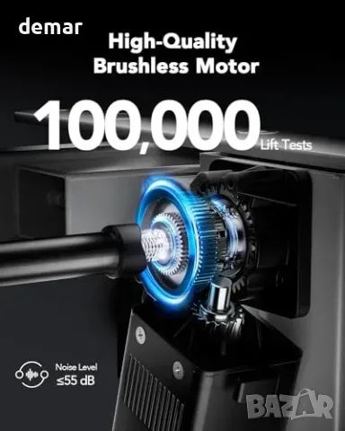 HUANUO стойка за бюро за повдигане с brushless мотор 100 кг, снимка 4 - Работни маси и бюра - 55871350